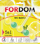 FORDOM Средство для унитаза чистящее 5в1 Сочный лимон 50гр